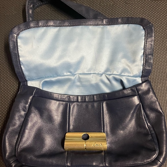 Coach Kristin Leather bag Navy - Picture 2 of 6
